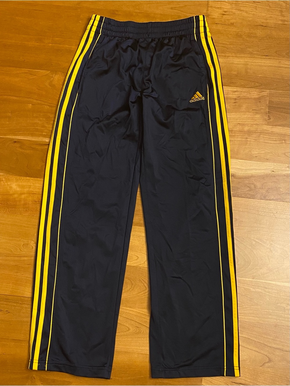 Adidas Navy & Yellow Jogger Track Pants